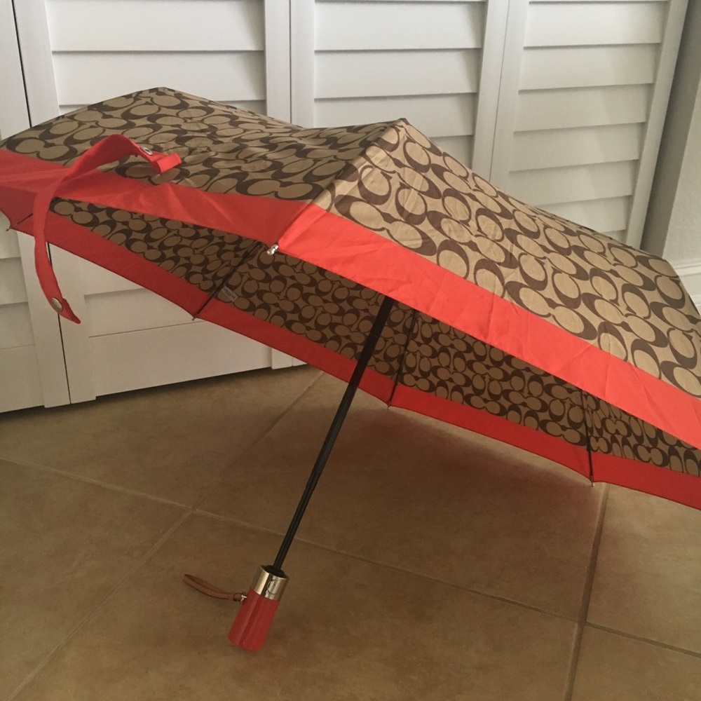 Authentic Coach Mini Umbrella